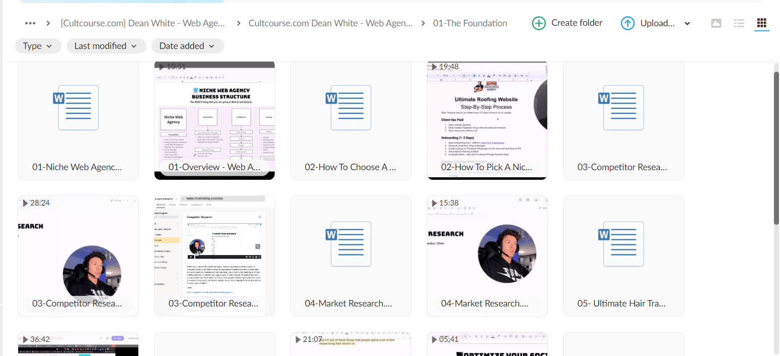 Dean White – Web Agency Blueprint + Update