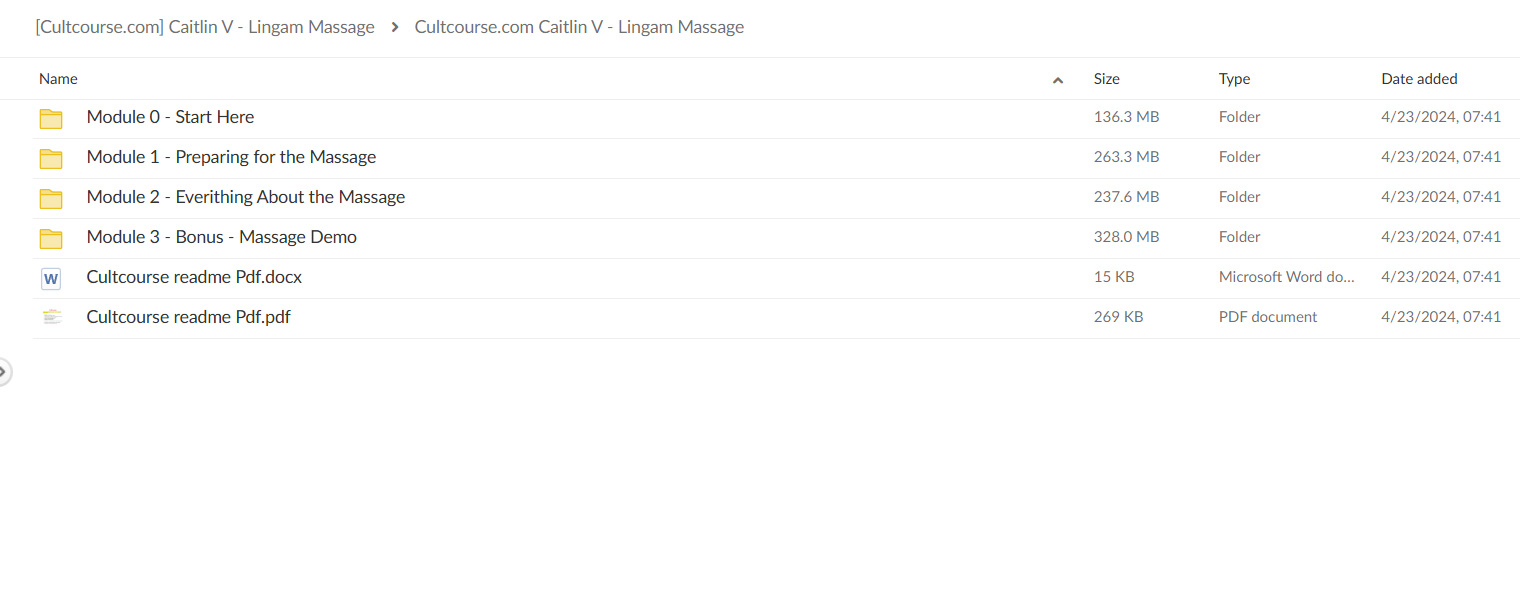 Caitlin V – Lingam Massage folder pic 1