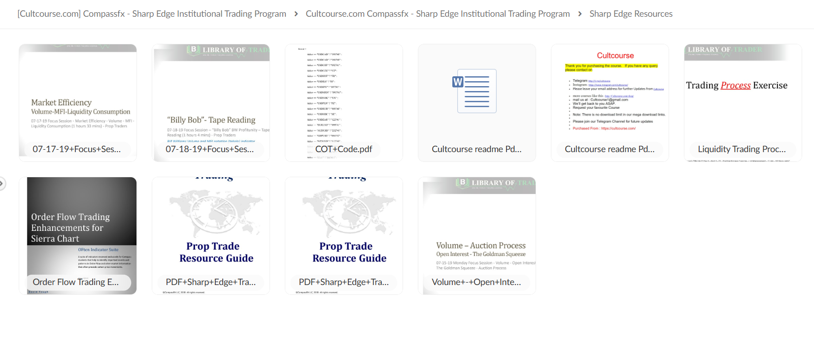 Compassfx – Sharp Edge Institutional Trading Program