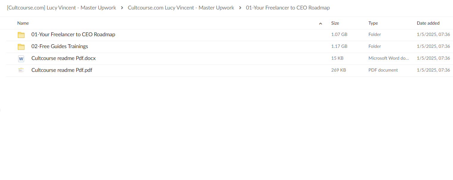 Lucy Vincent – Master Upwork folder pic 2