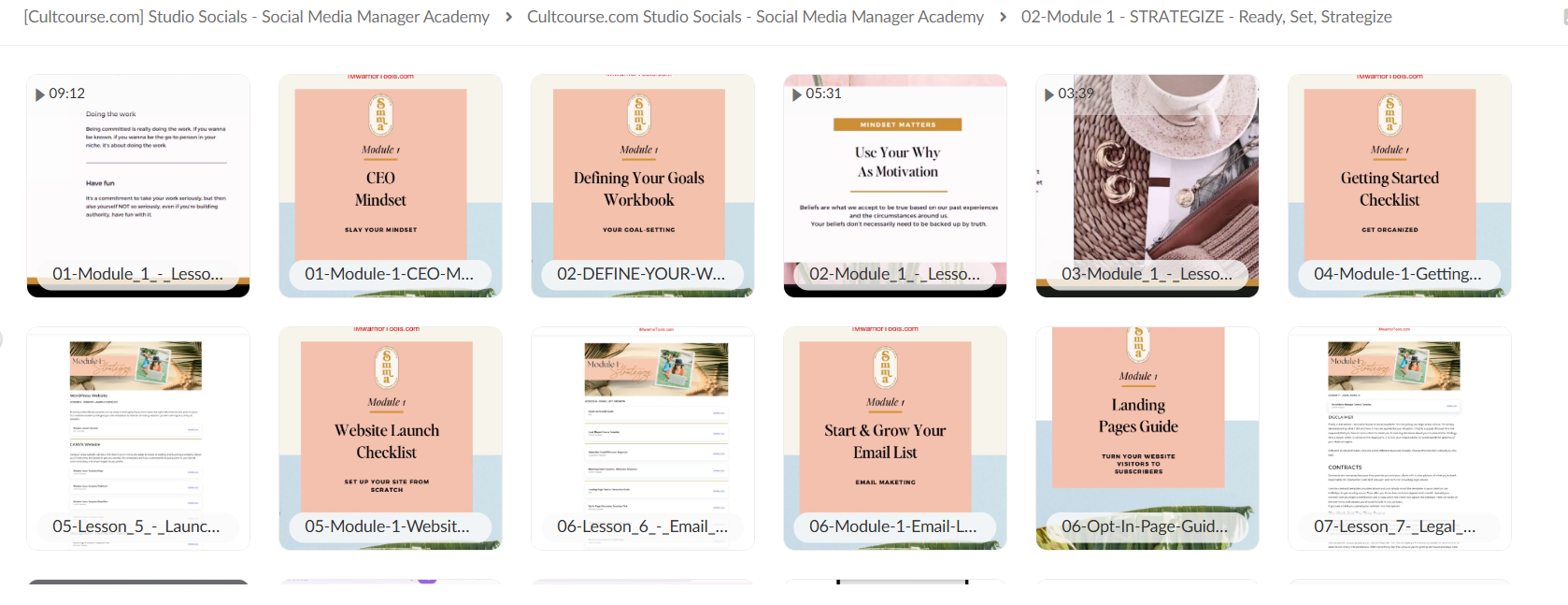 Studio Socials – Social Media Manager Academy folder pic 2